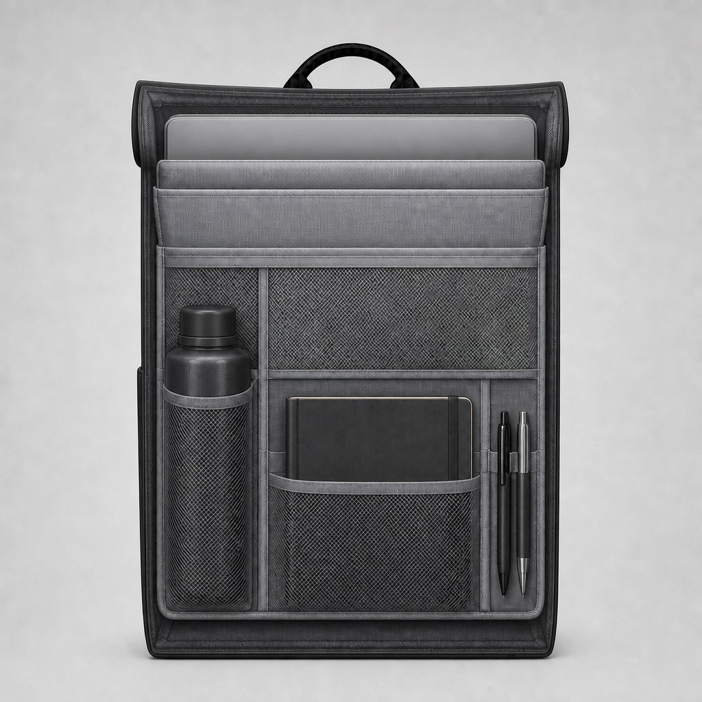 SOREN Roll-Top Backpack (E102) - Interior