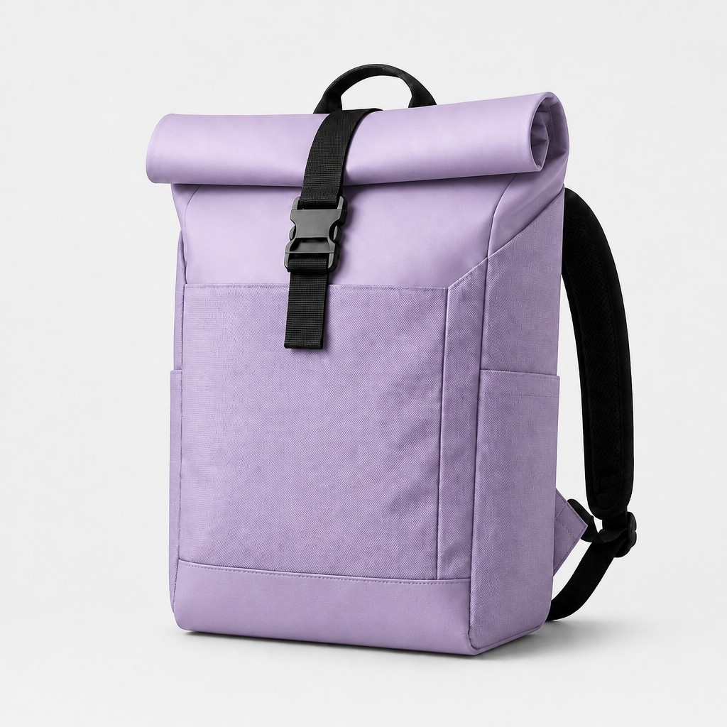 SOREN Roll-Top Backpack (E102) - Lavender