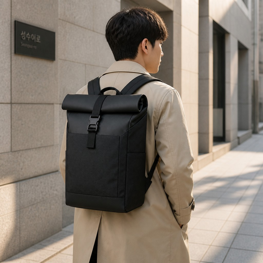 SOREN Roll-Top Backpack (E102) - Lifestyle