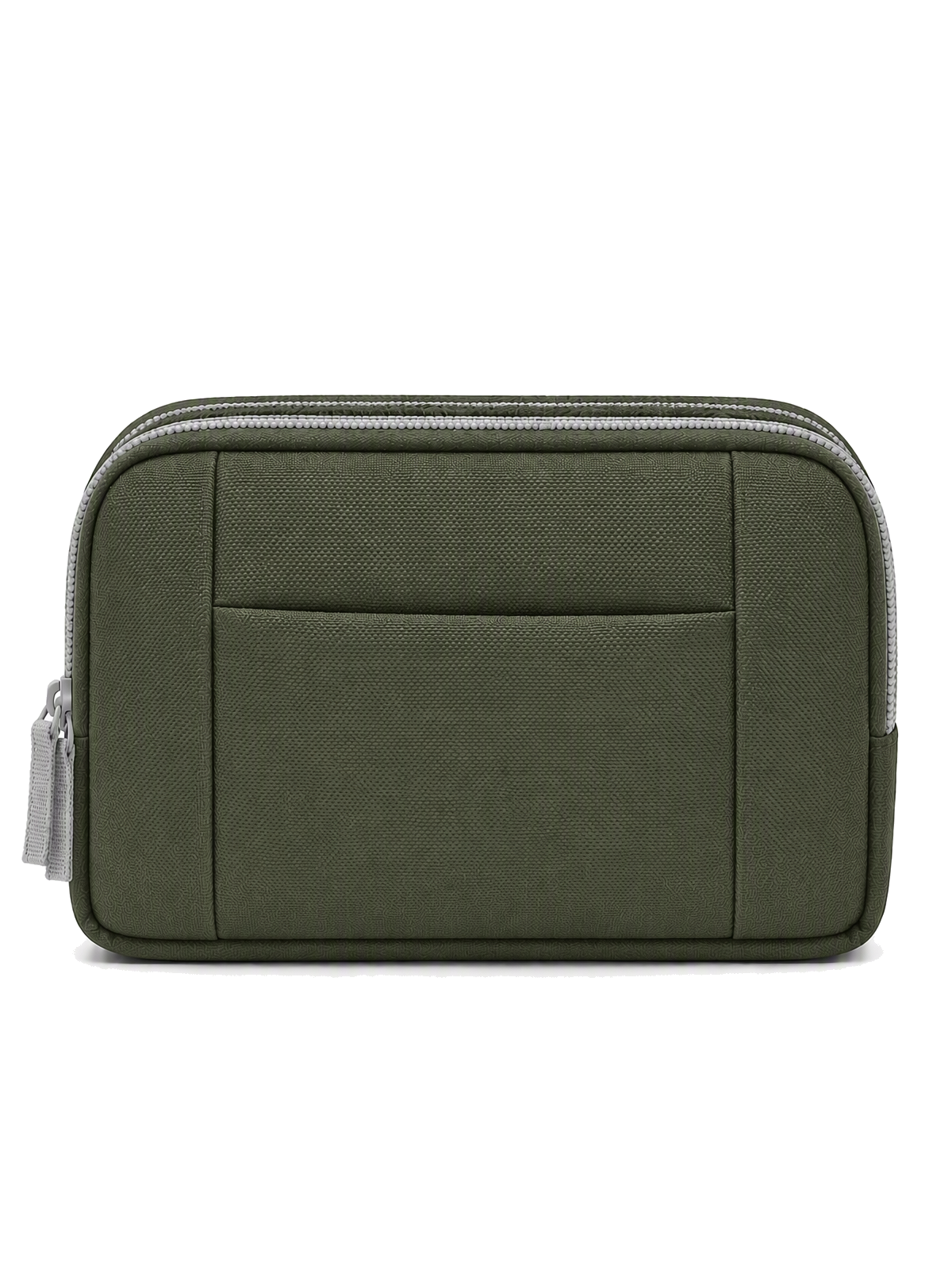RHEA Double-Zip Pouch (E108) - Olive