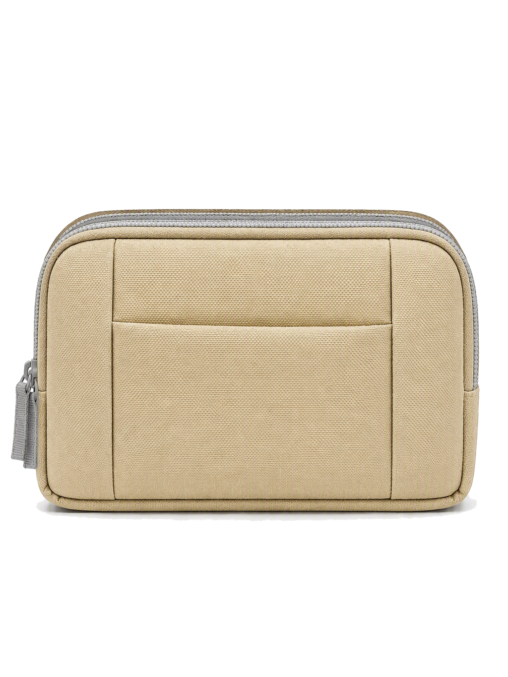RHEA Double-Zip Pouch (E108) - Sand
