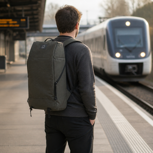 AEONA Backpack (E10) — RPET — model shot