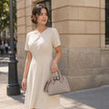 CHLOE HandBag (E22) — Recycled Leather — model shot