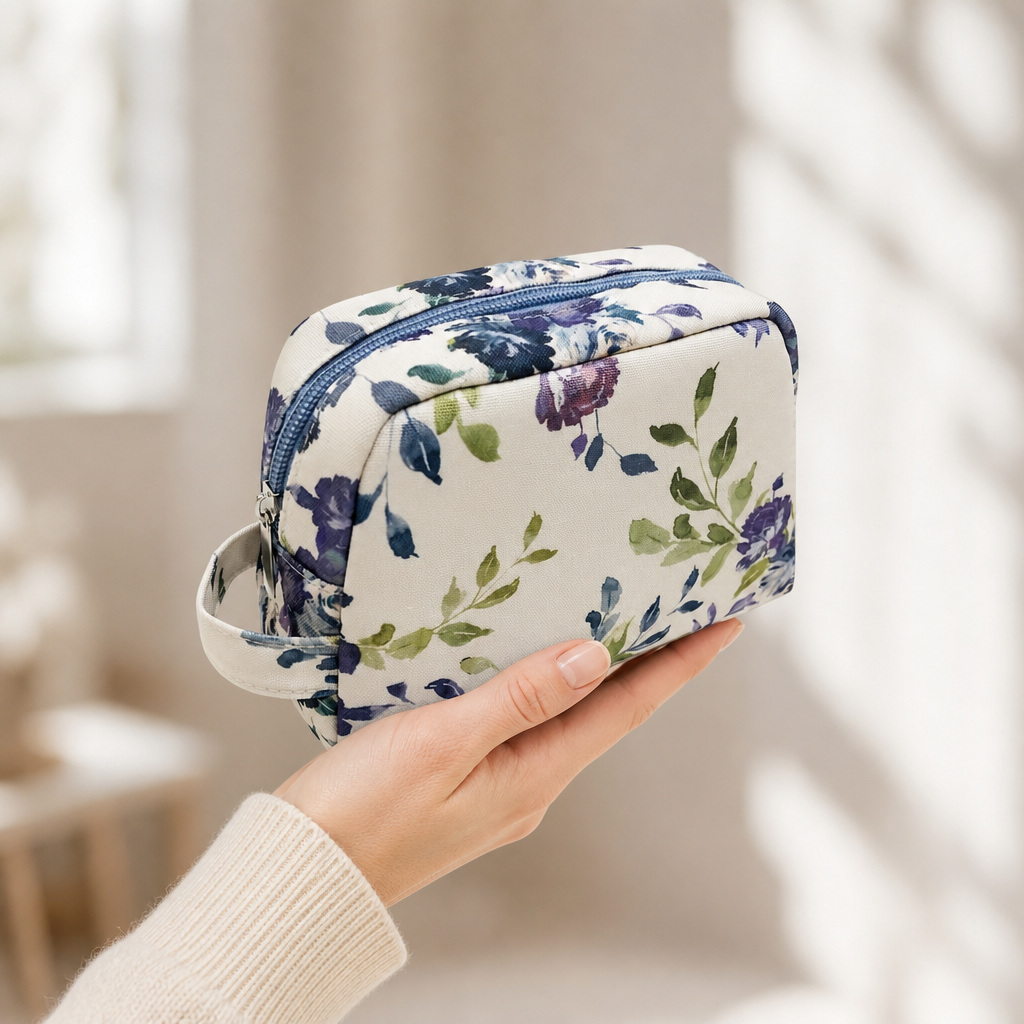 WINNIE Cosmetic Bag (E38) — Recycled Polyester — model shot