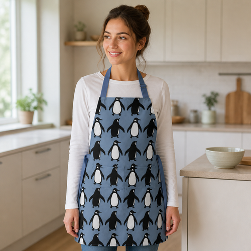 VIVIEN Apron (E43) — Recycled Polyester — model shot