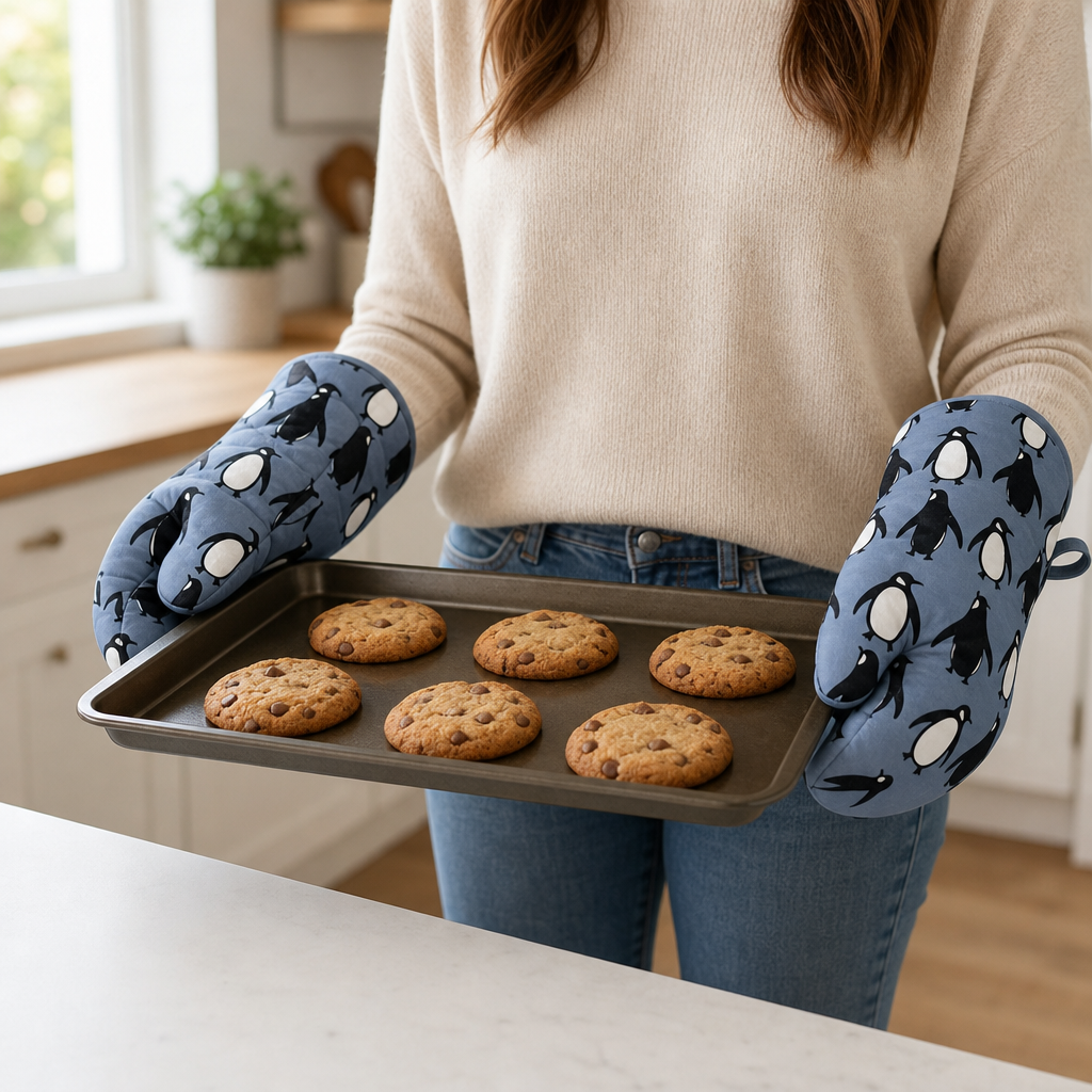 VIOLA Oven Glove (E44) — Polyester — model shot