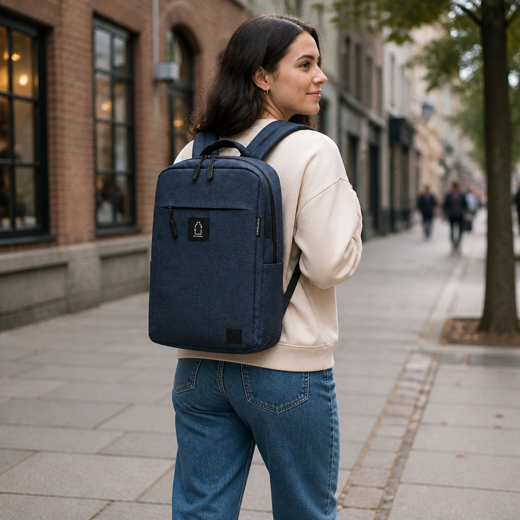 ADELE Backpack (E4) — RPET — model shot