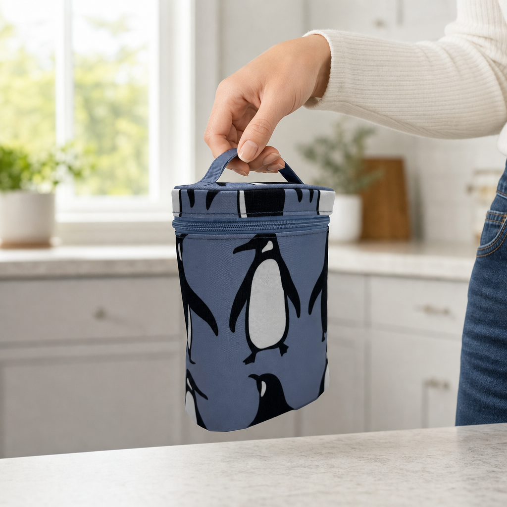 TABITHA Bottle Bag (E52) — Recycled Polyester — model shot