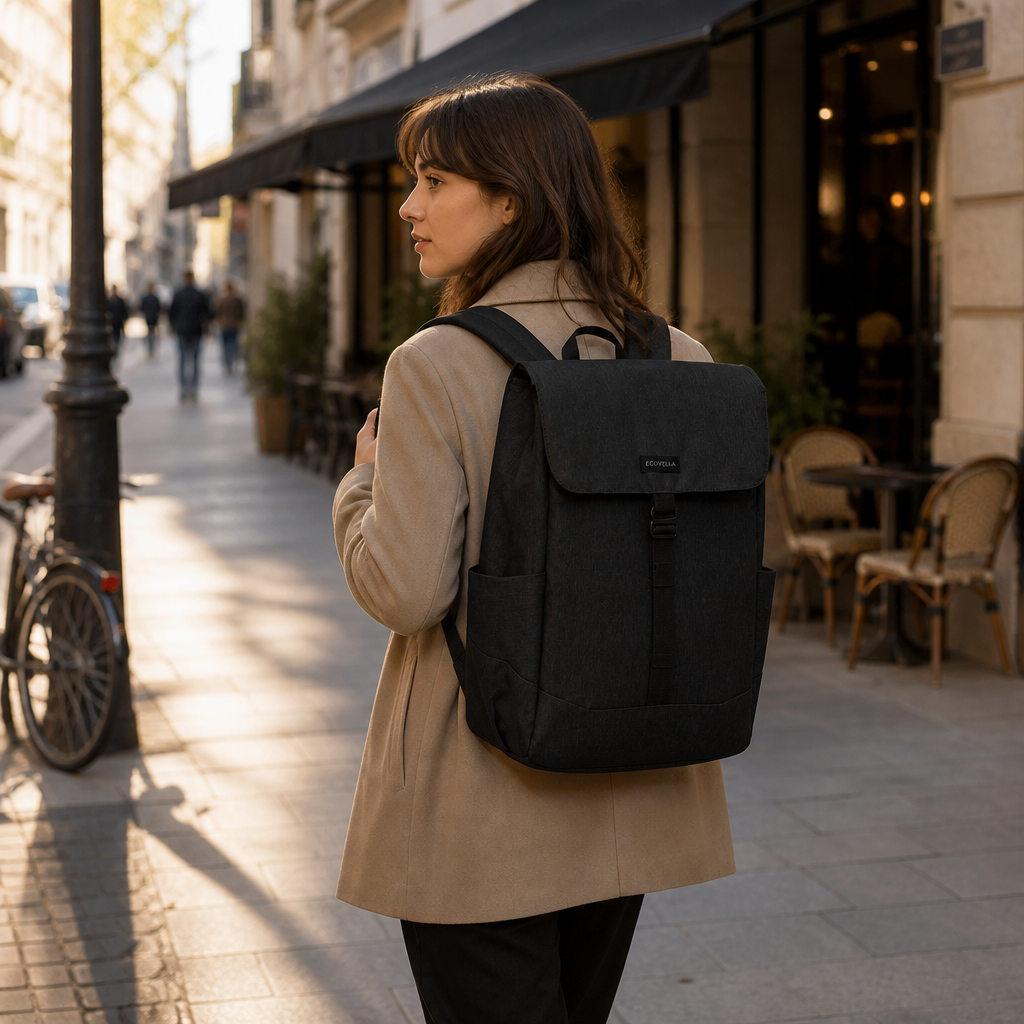 LARA Backpack (E5) — RPET — model shot