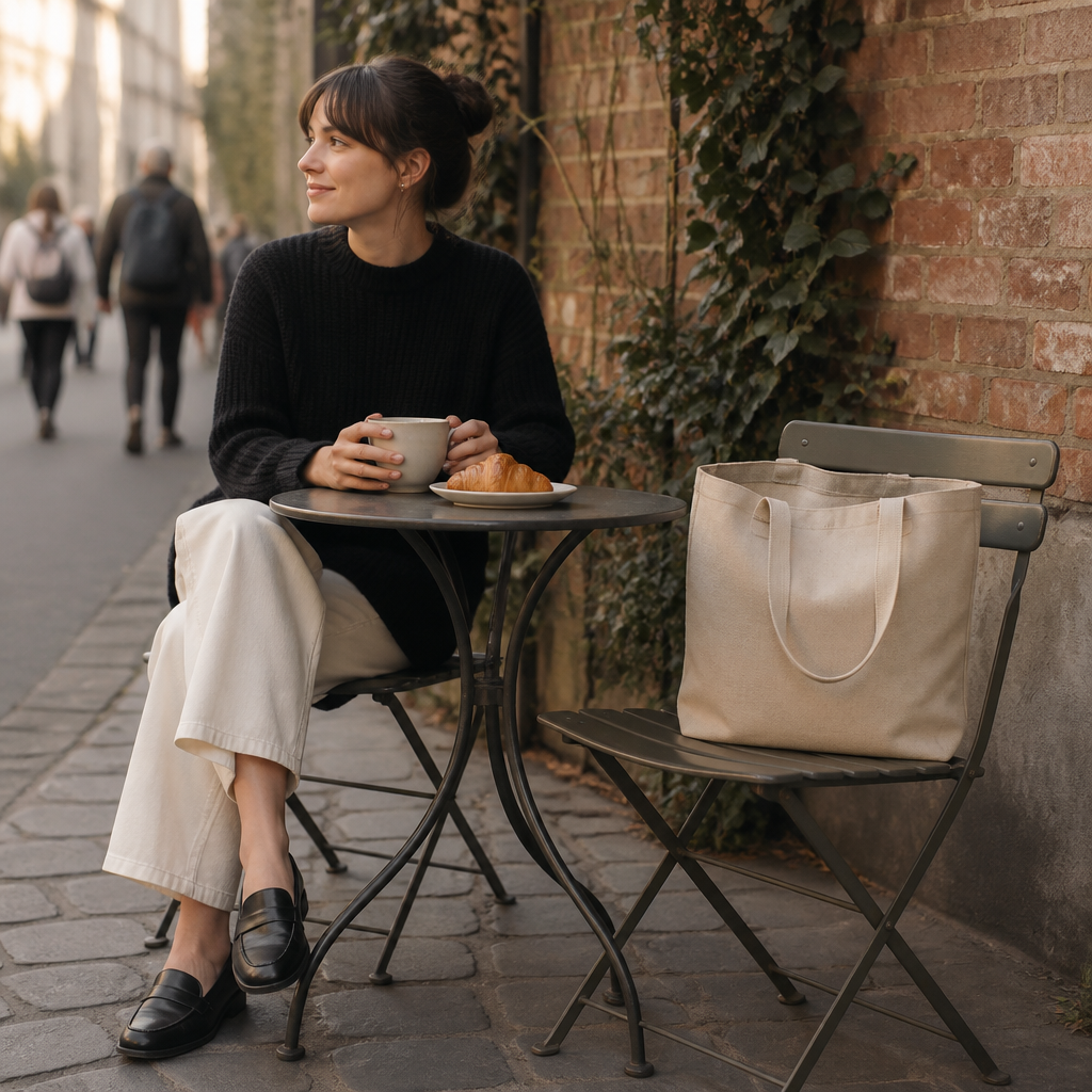 NORA Shopping Bag (E60) — Organic Cotton Canvas