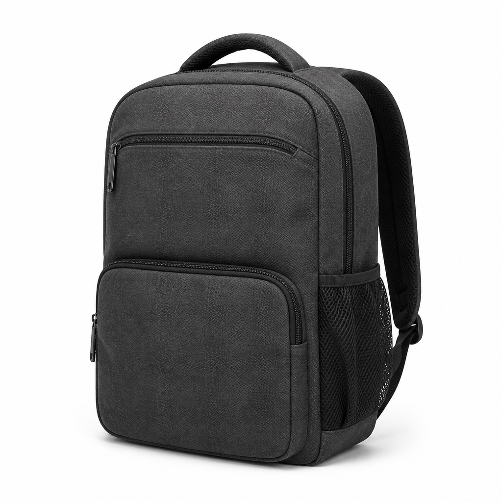 HUGO Backpack (E63) — Water-repellent Cotton Canvas