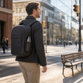 HUGO Backpack (E63) — Water-repellent Cotton Canvas