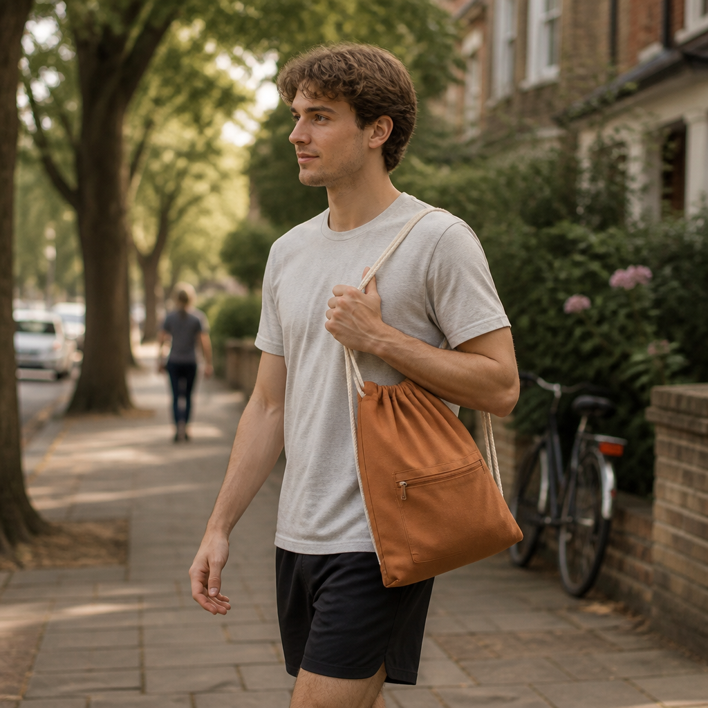 RUBY Gym Sack (E66) — Cotton Canvas