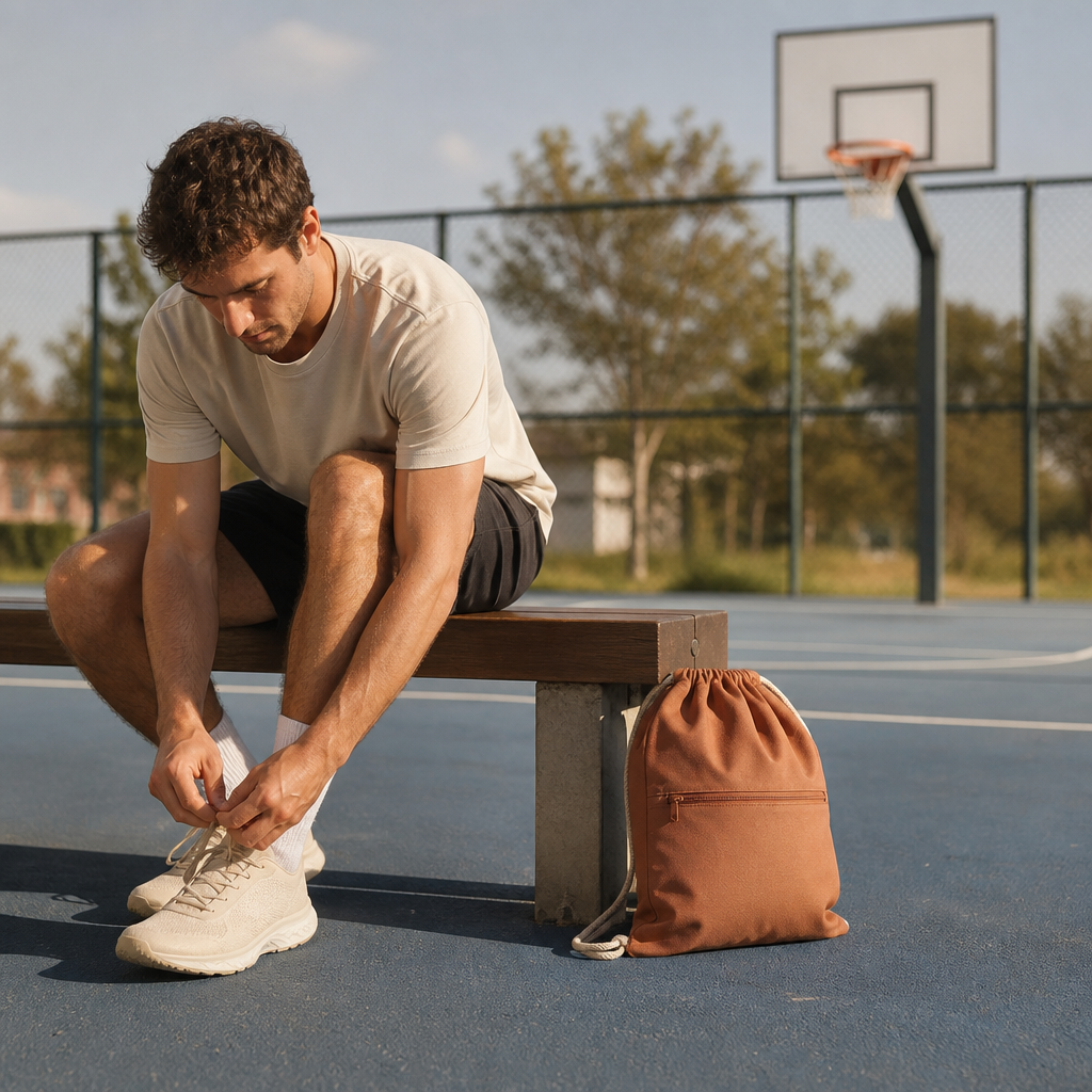 RUBY Gym Sack (E66) — Cotton Canvas