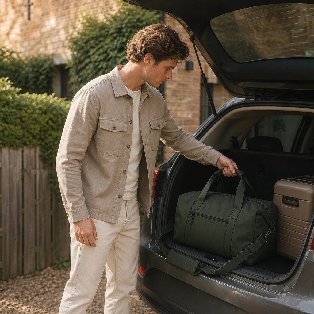 VERA Weekender Bag (E68) — Water-repellent Cotton Canvas