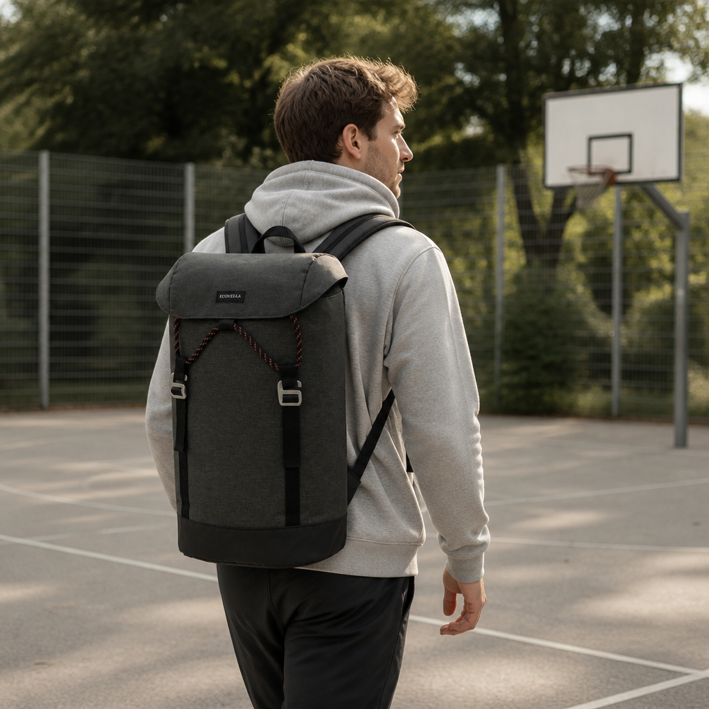 NOVA Backpack (E8) — RPET — model shot