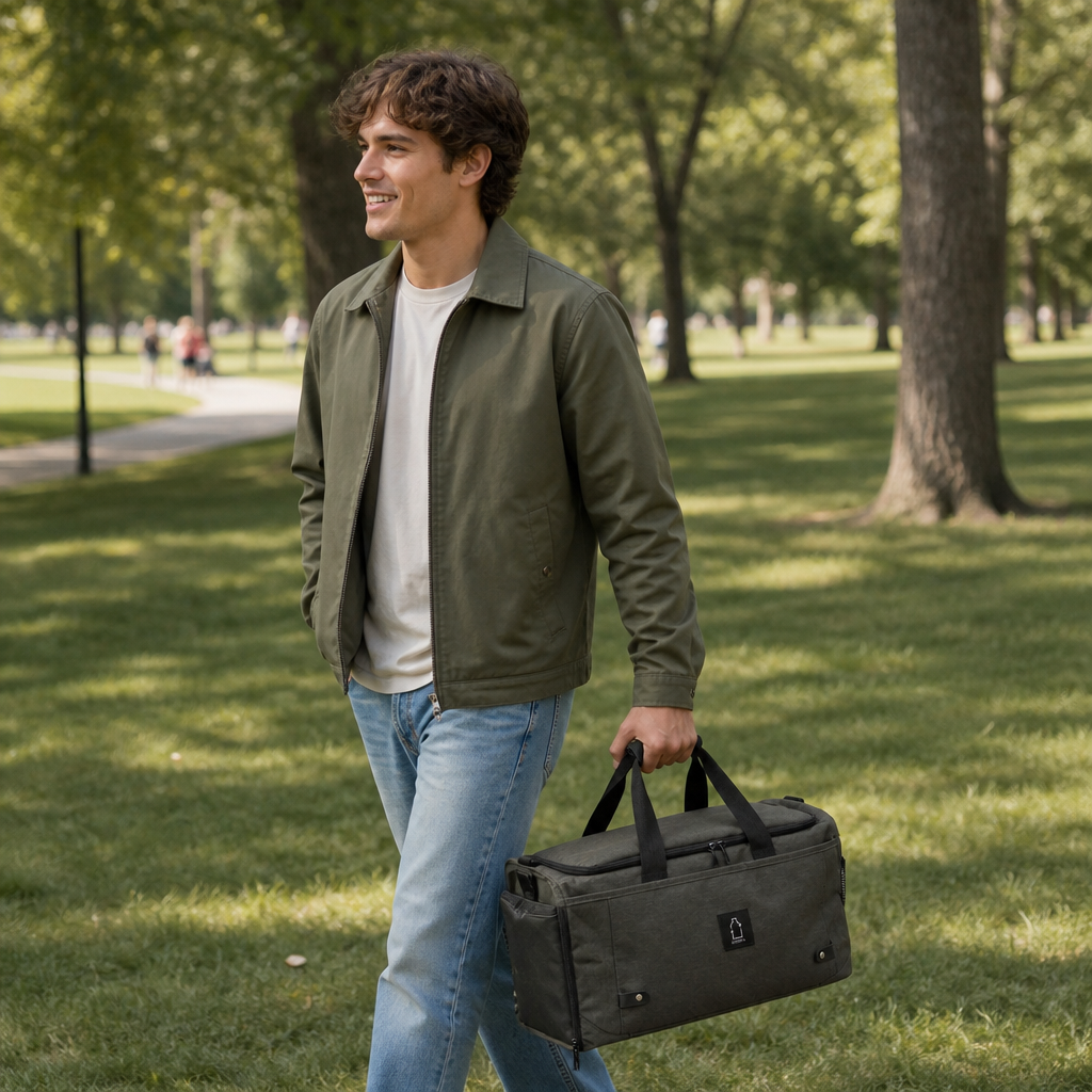 APOSTLE Sports Bag (E9) — RPET — model shot