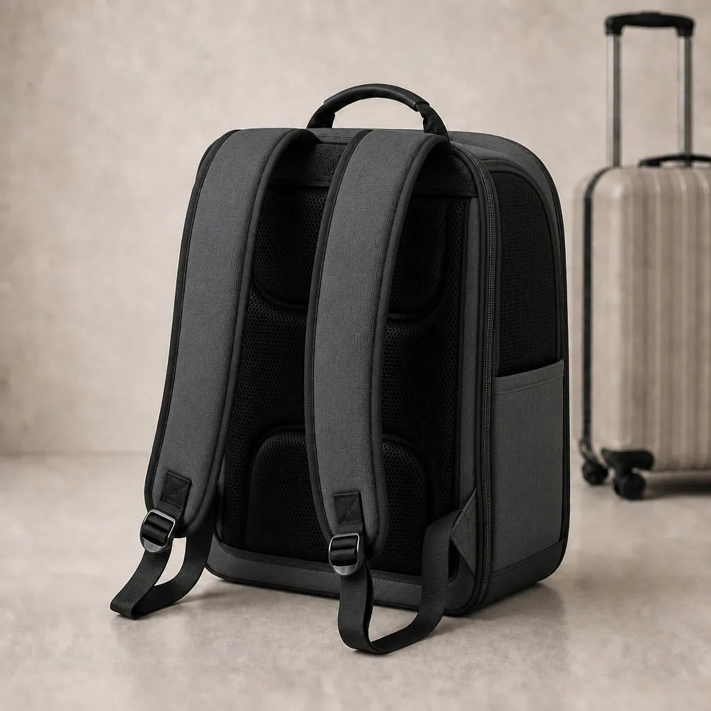 KODA Dog Travel Backpack (E80) - Charcoal Grey
