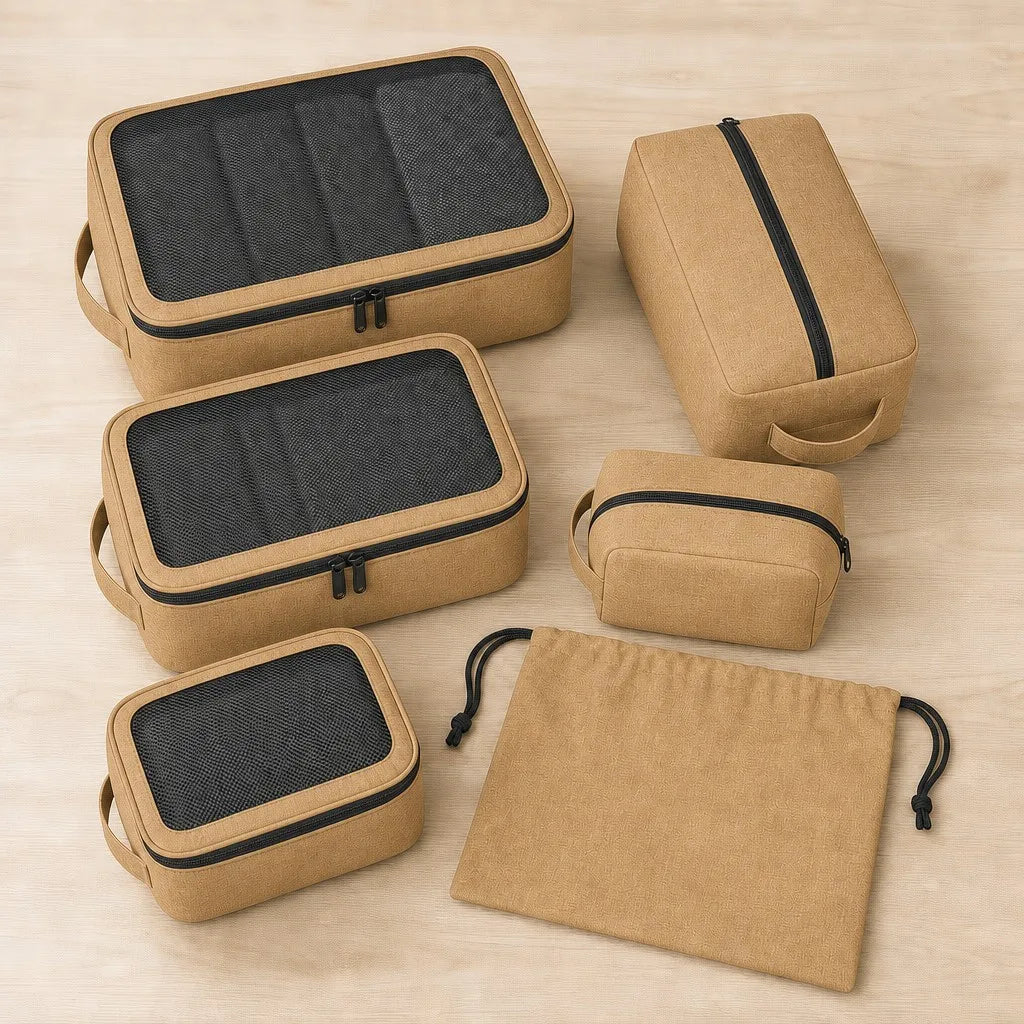 CORA Travel Organizer Set (E92) - Camel