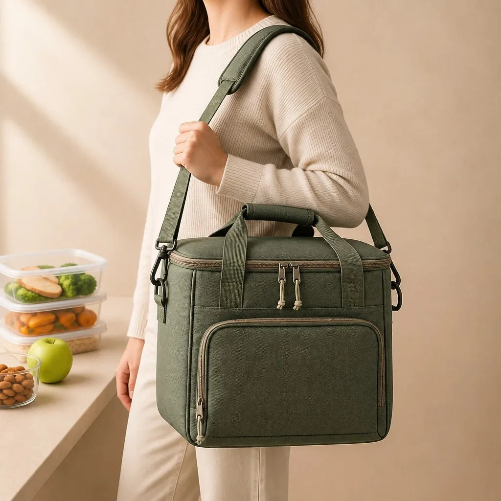 IVY Meal-Prep Cooler Bag (E78) - Olive