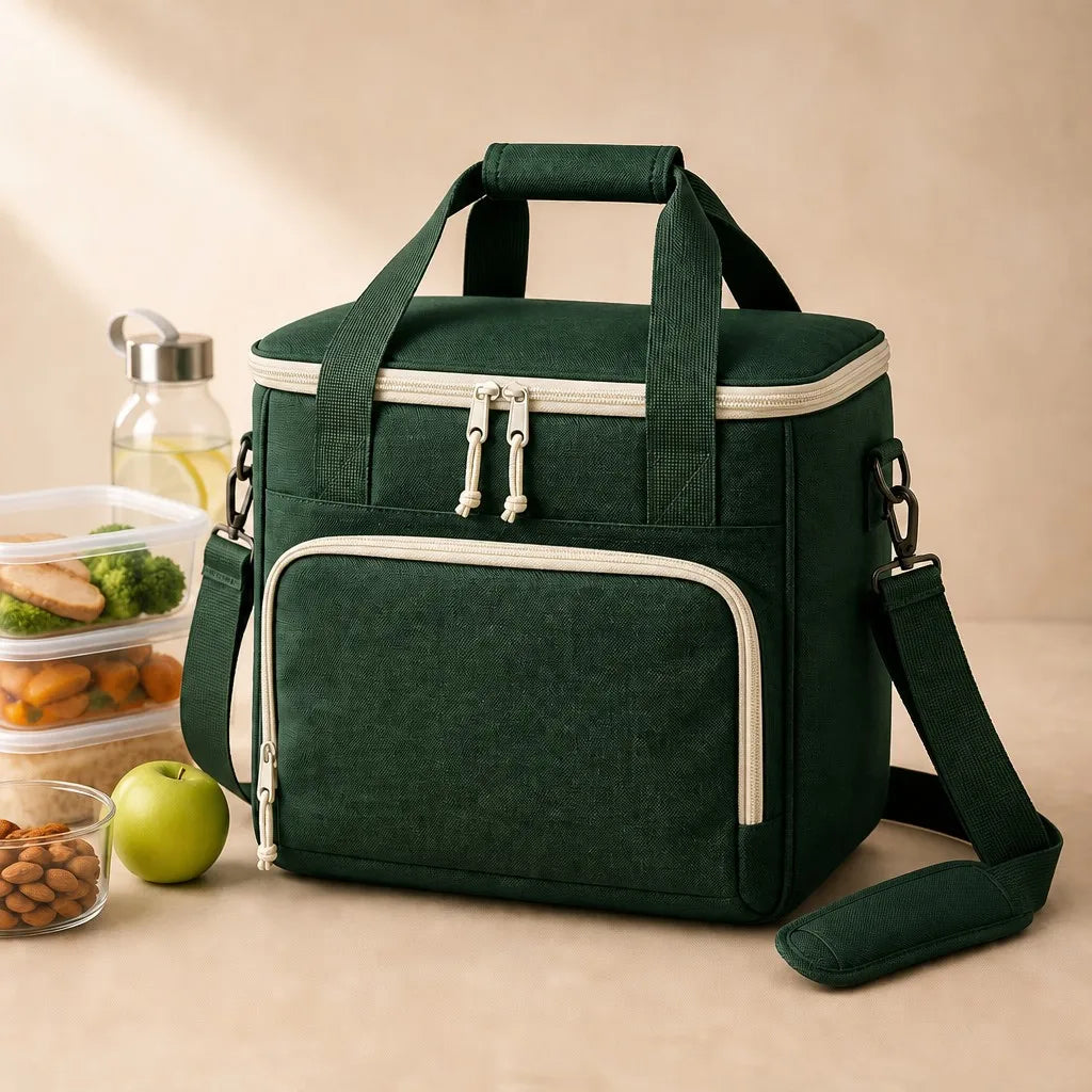 IVY Meal-Prep Cooler Bag (E78) - Forest Green