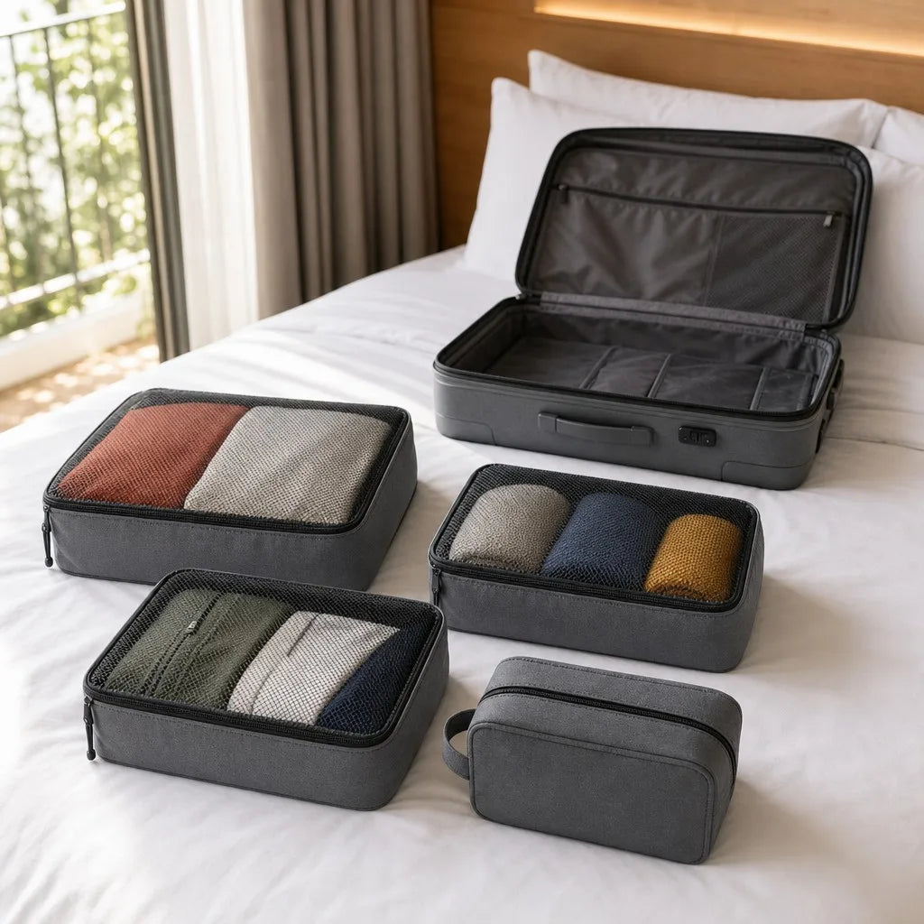 CORA Travel Organizer Set (E92) - Charcoal