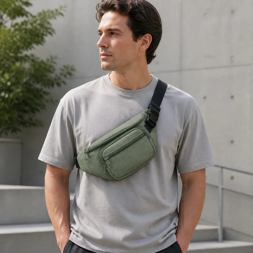 ORLA Street Bum Bag (E84) - Sage Green
