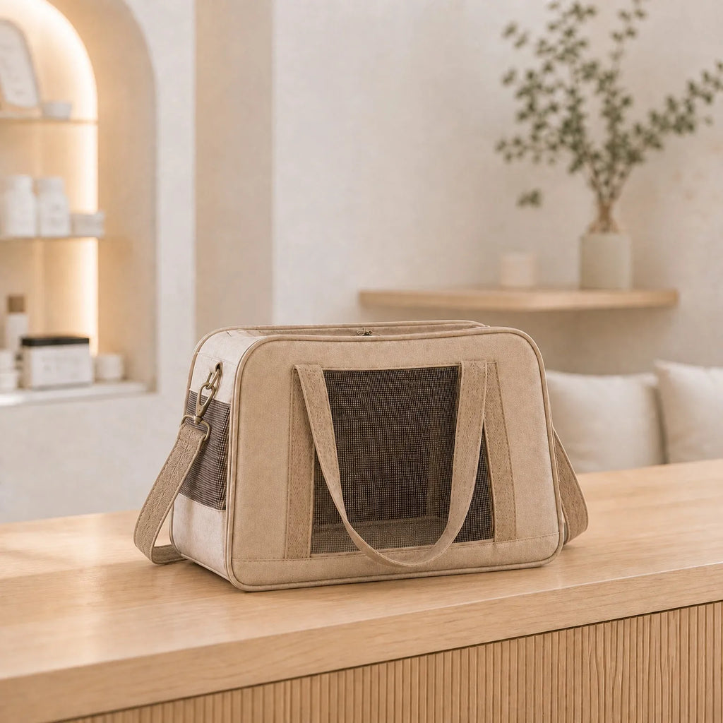 JUNO Pet Carrier Tote (E79) - Beige