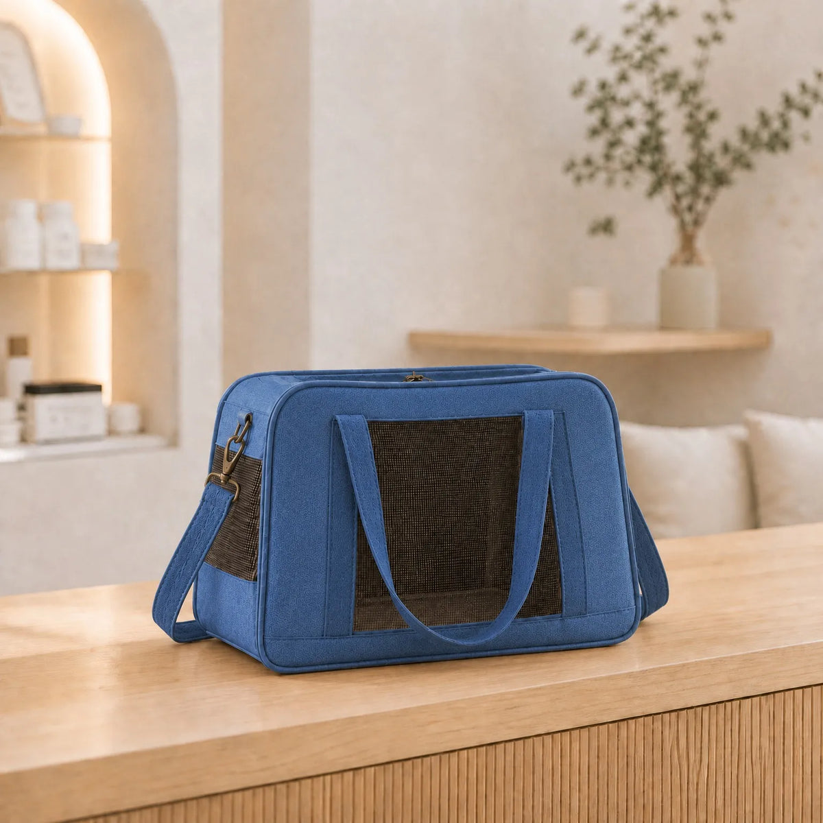 JUNO Pet Carrier Tote (E79) - Cobalt Blue