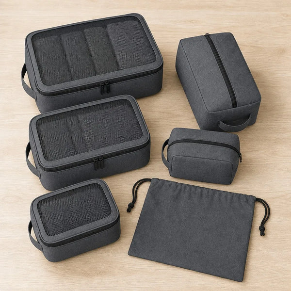 CORA Travel Organizer Set (E92) - Charcoal
