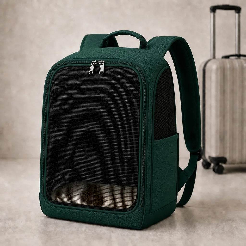KODA Dog Travel Backpack (E80) - Forest Green