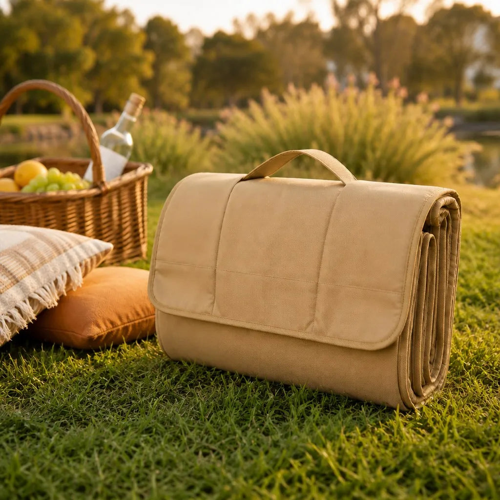 DANA Foldable Picnic Blanket (E93) - Sand