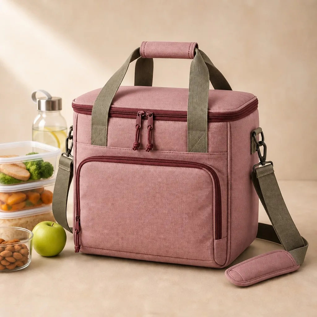IVY Meal-Prep Cooler Bag (E78) - Rose