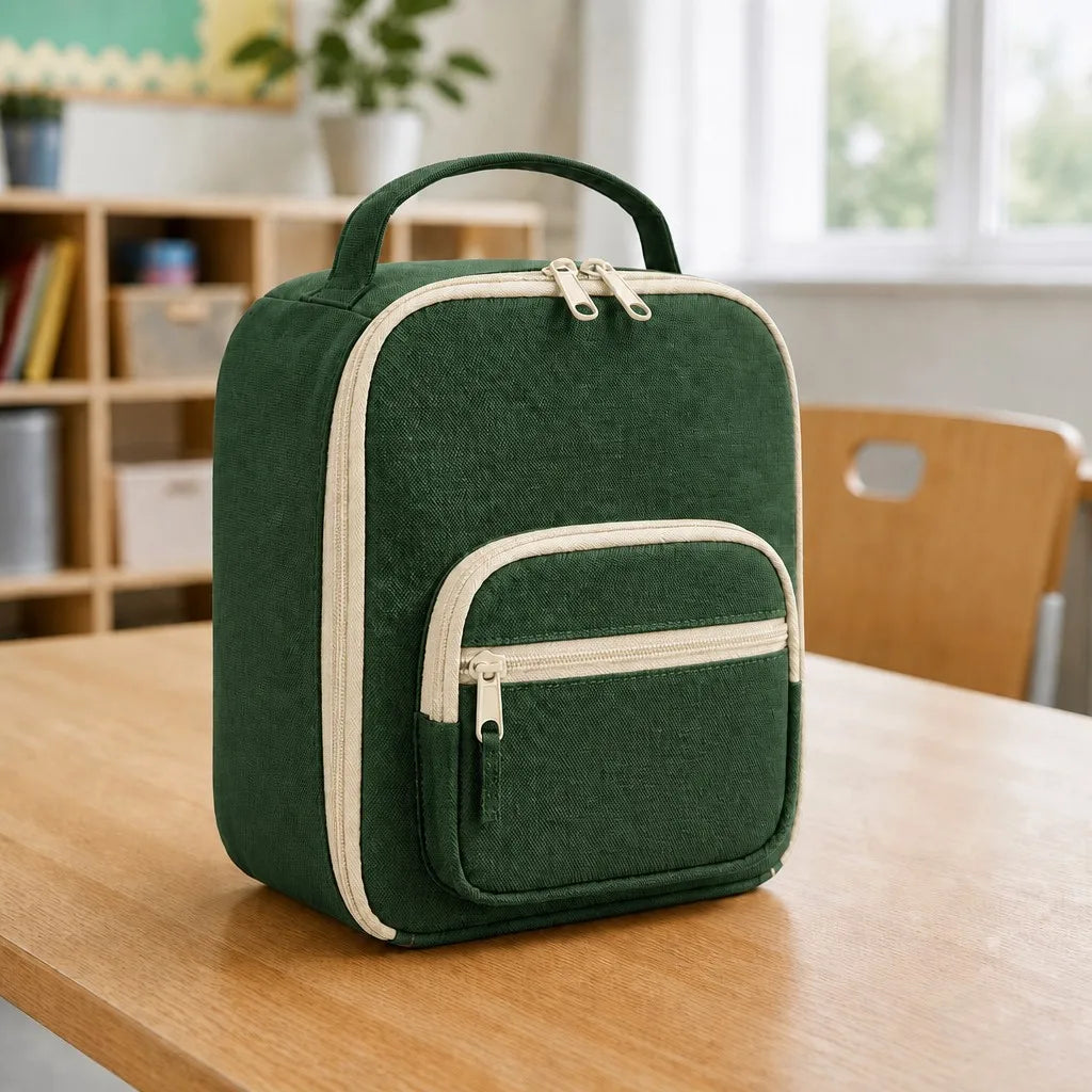 HARPER Kids Lunch Bag (E77) - Forest Green