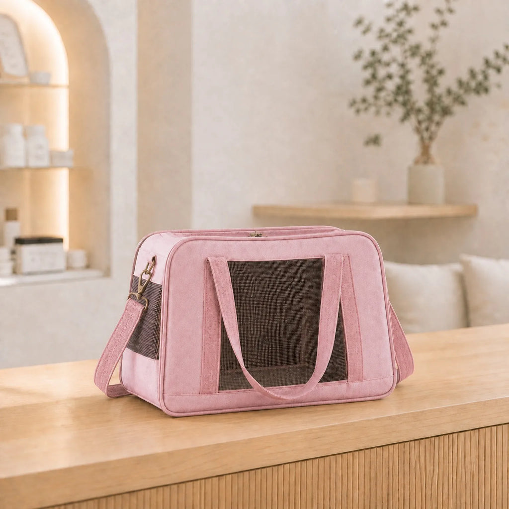 JUNO Pet Carrier Tote (E79) - Dusty Rose