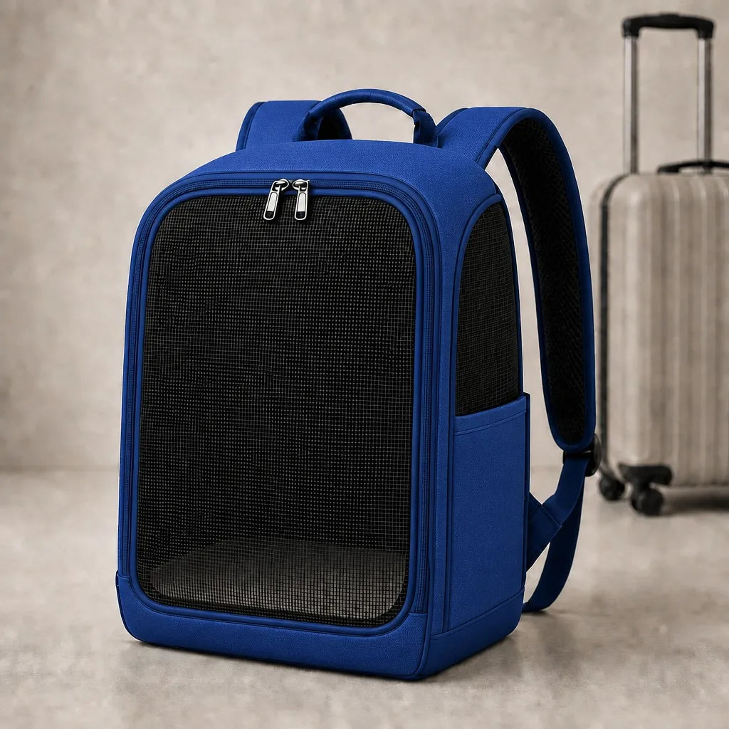 KODA Dog Travel Backpack (E80) - Royal Blue
