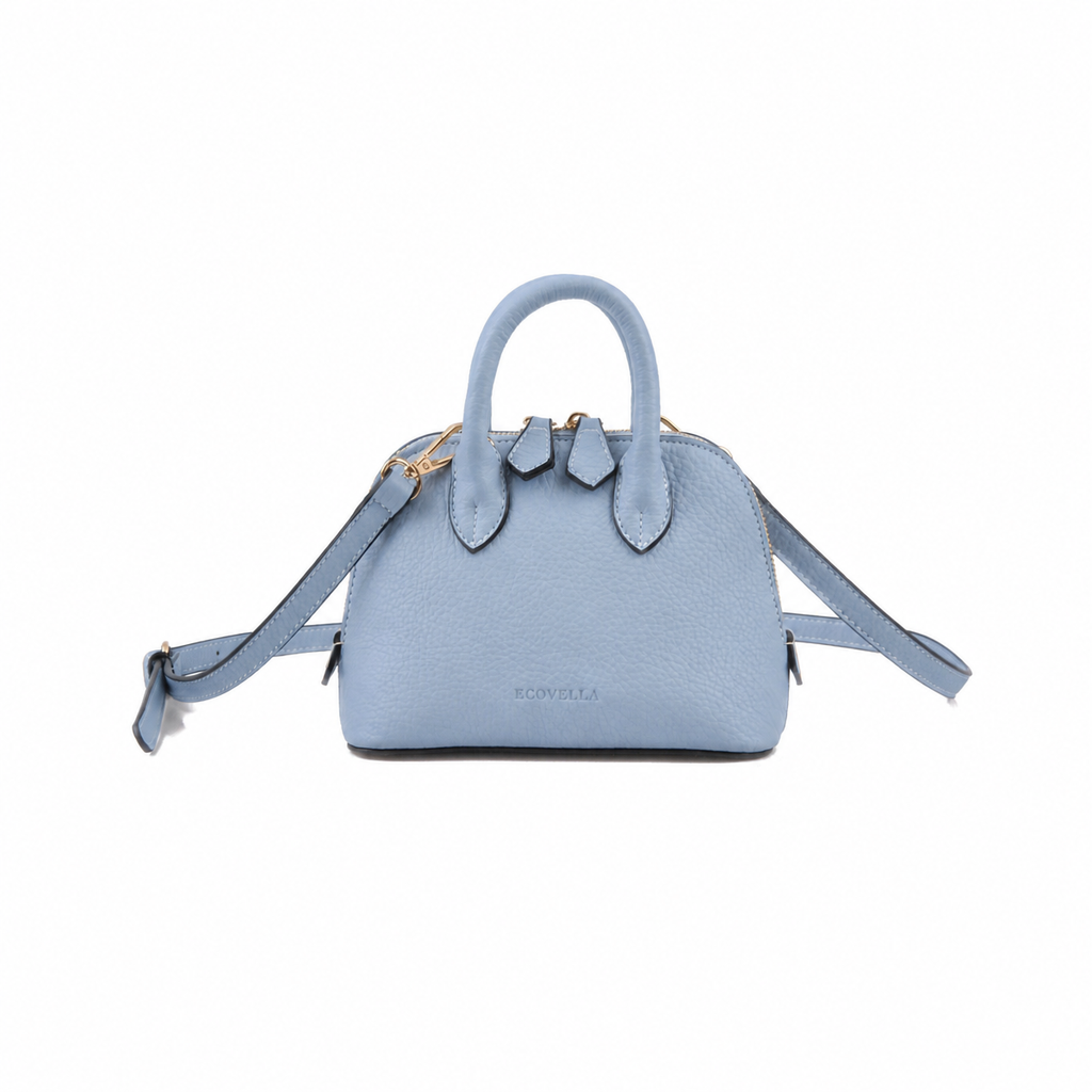 CHLOE HandBag (E22) - Dusty Blue - Recycled Leather