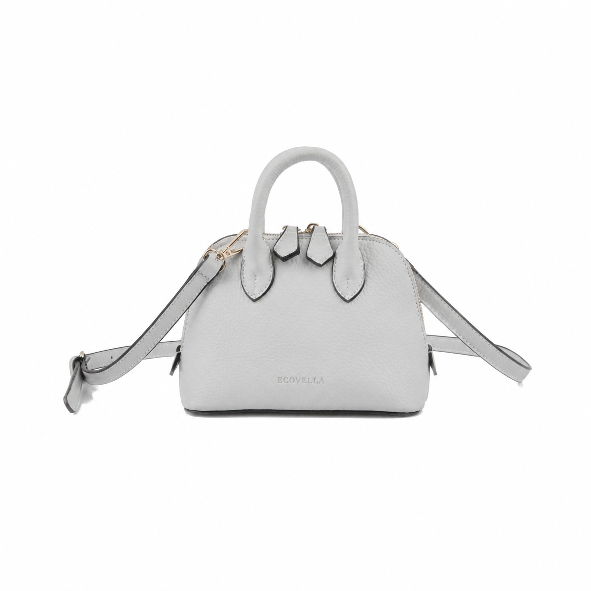 CHLOE HandBag (E22) - Pearl Grey - Recycled Leather