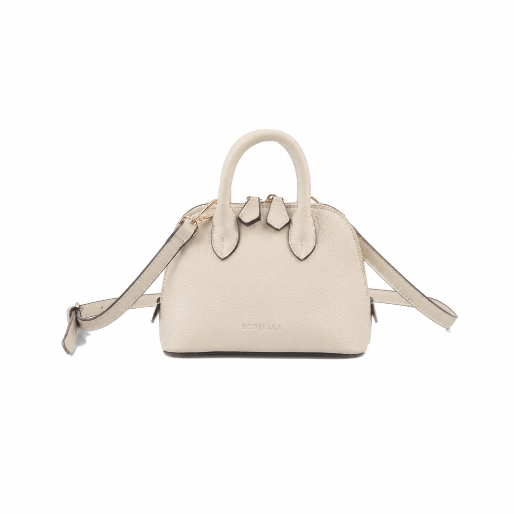 CHLOE HandBag (E22) - Stone Beige - Recycled Leather