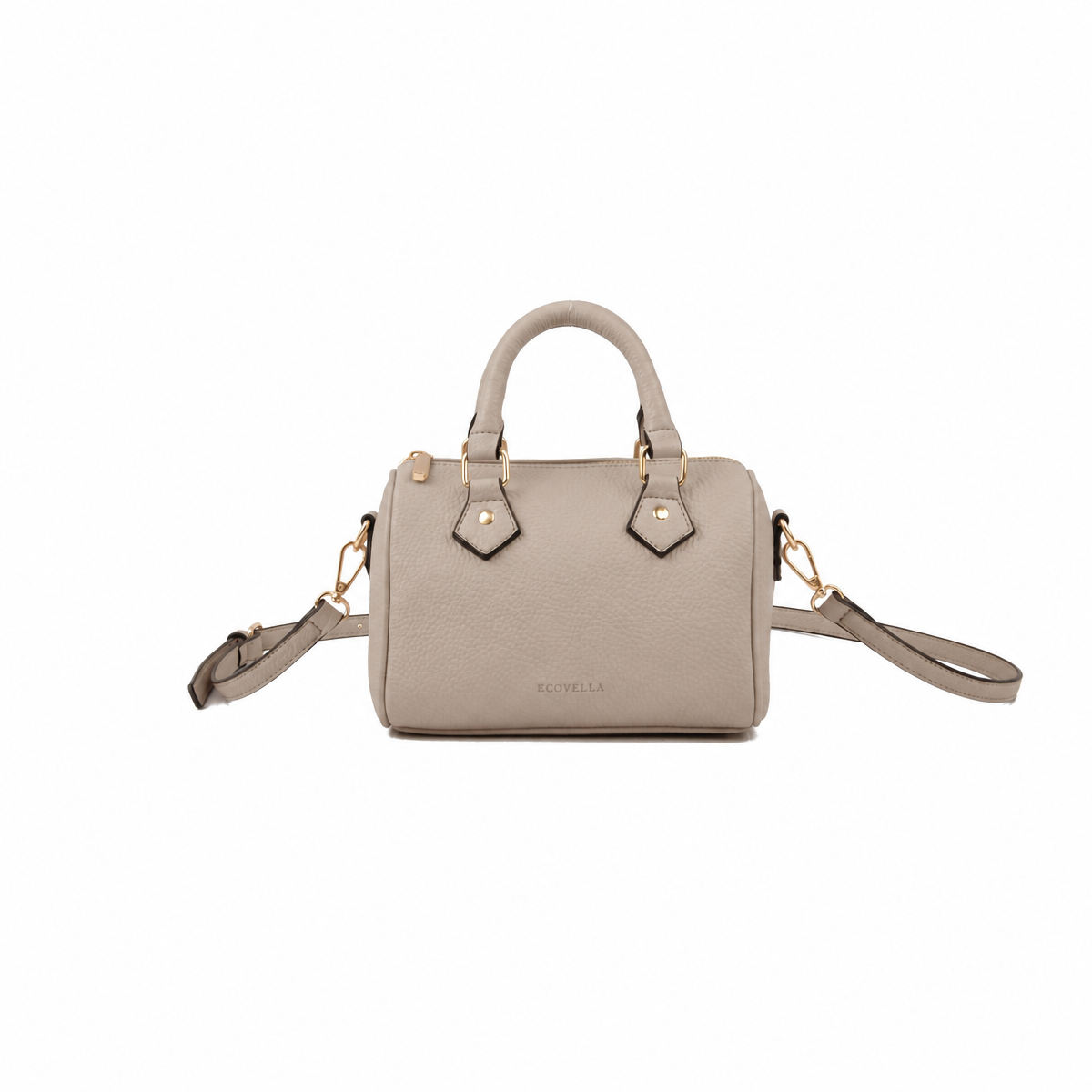 CLARA HandBag (E27) - Warm Greige - Recycled Leather