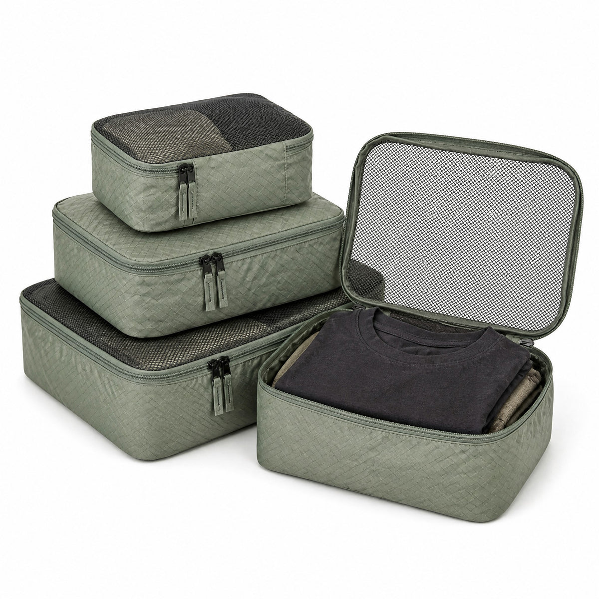 ALICE Packing Cube Set (E70) - Sage Green