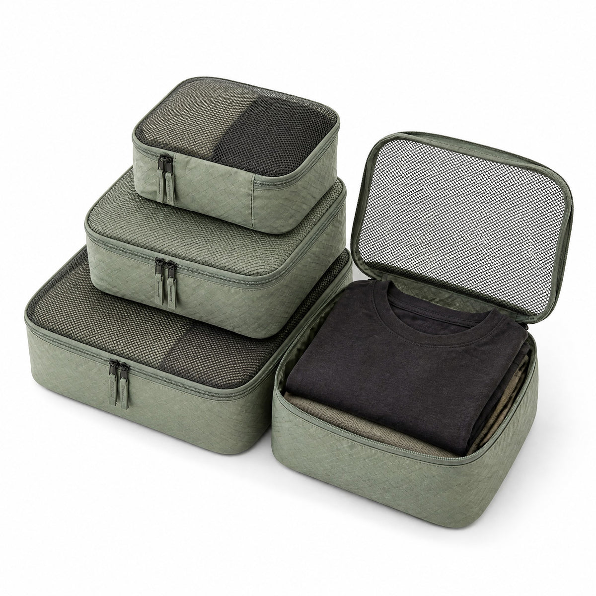 ALICE Packing Cube Set (E70) - Sage Green