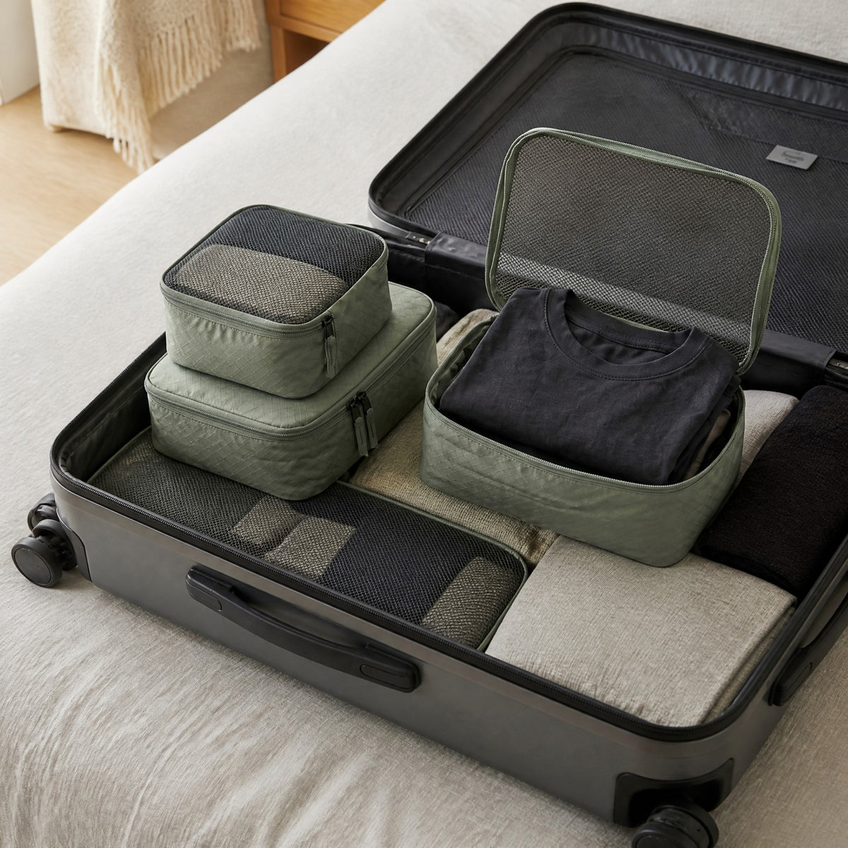 ALICE Packing Cube Set (E70) - Sage Green