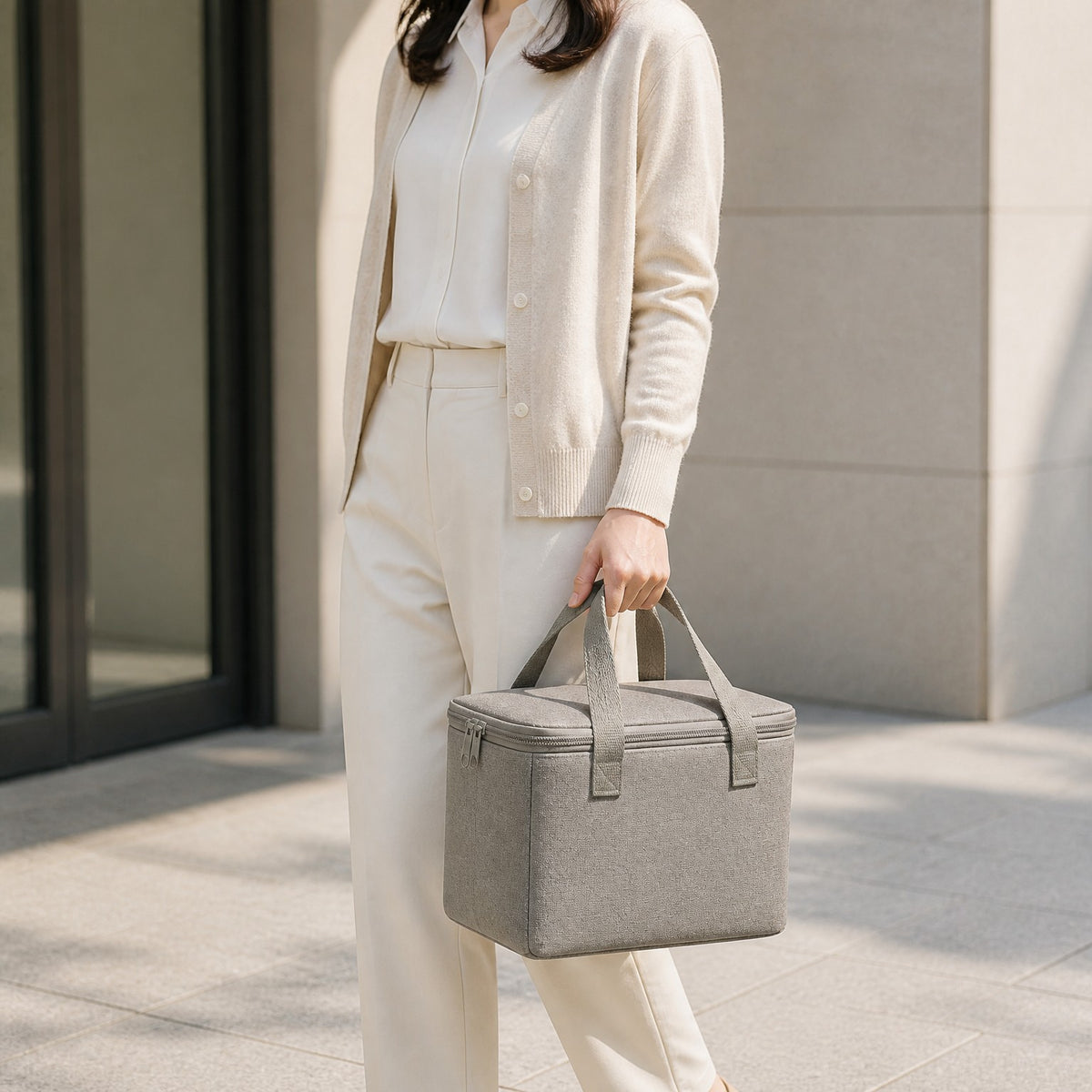 GIGI Lunch Tote (E76) - Grey