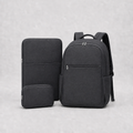 WILLA Ladies Backpack Set (E89) - 3-piece set, Charcoal