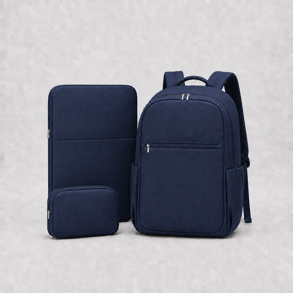 WILLA Ladies Backpack Set (E89) - Navy
