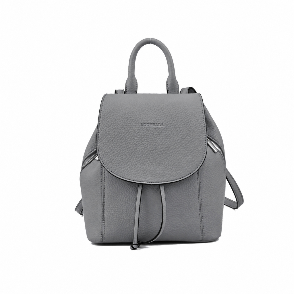 FAVI HandBag (E25) - Slate Grey - Recycled Leather