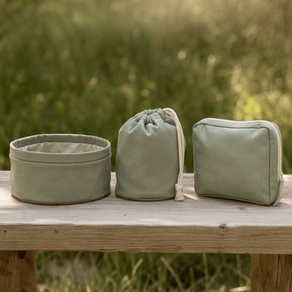 LUNA Pet Travel Kit (E81) — Recycled Polyester — model shot