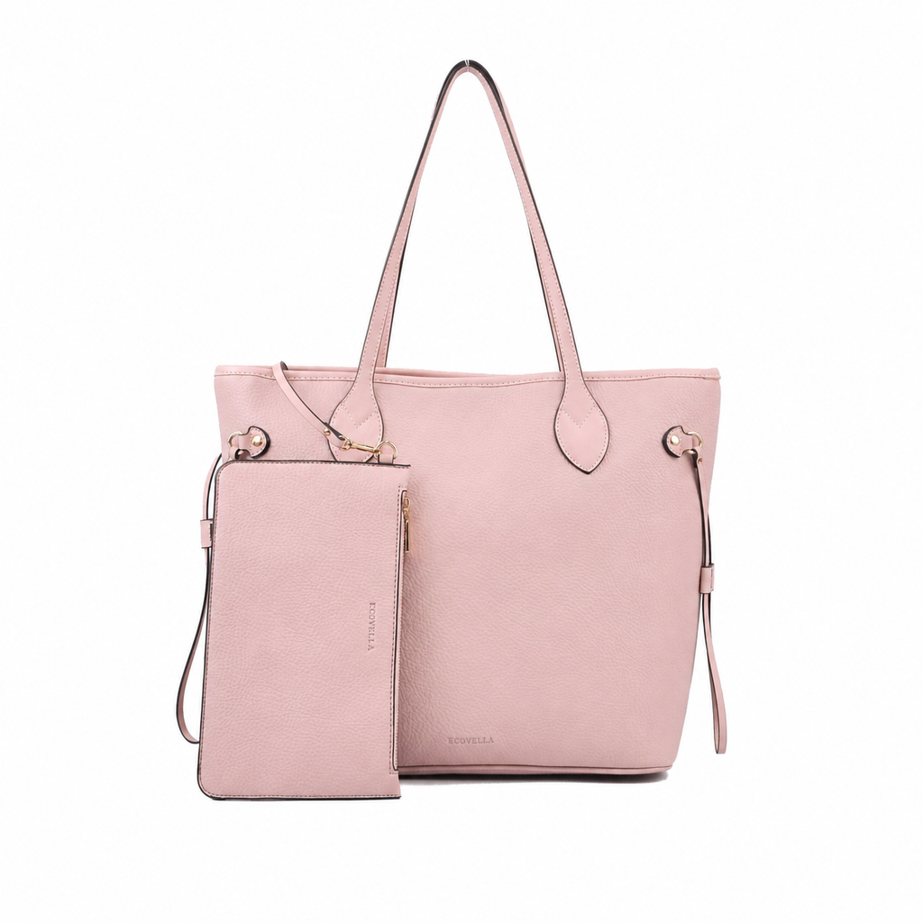 KARINA HandBag (E23) - Blush Pink - Recycled Leather