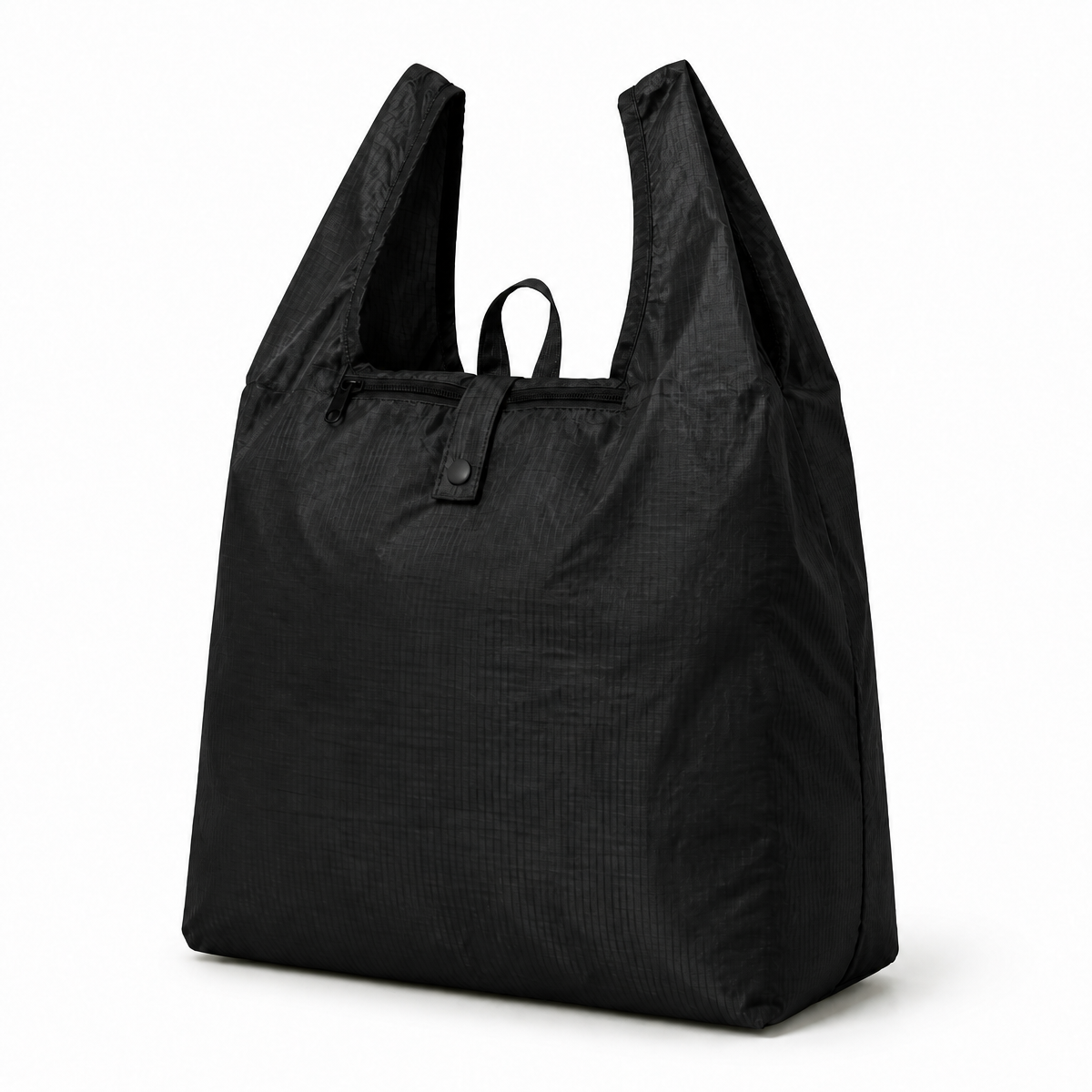 KIRA Foldable Shopping Bag - Black - RPET